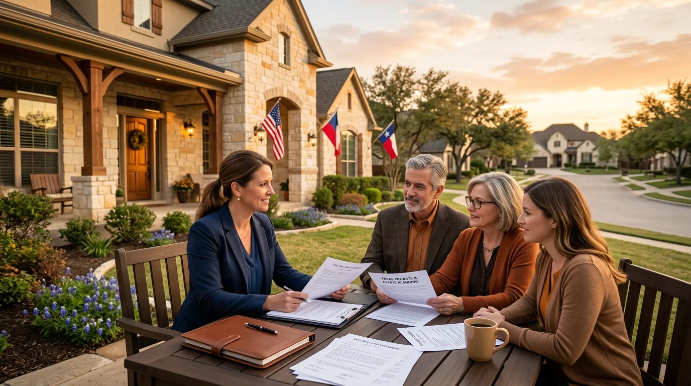 Timeline chart showing how long Texas probate takes from filing to distribution
