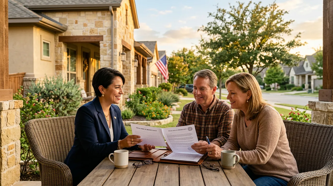 Court order for muniment of title transferring inherited Texas property