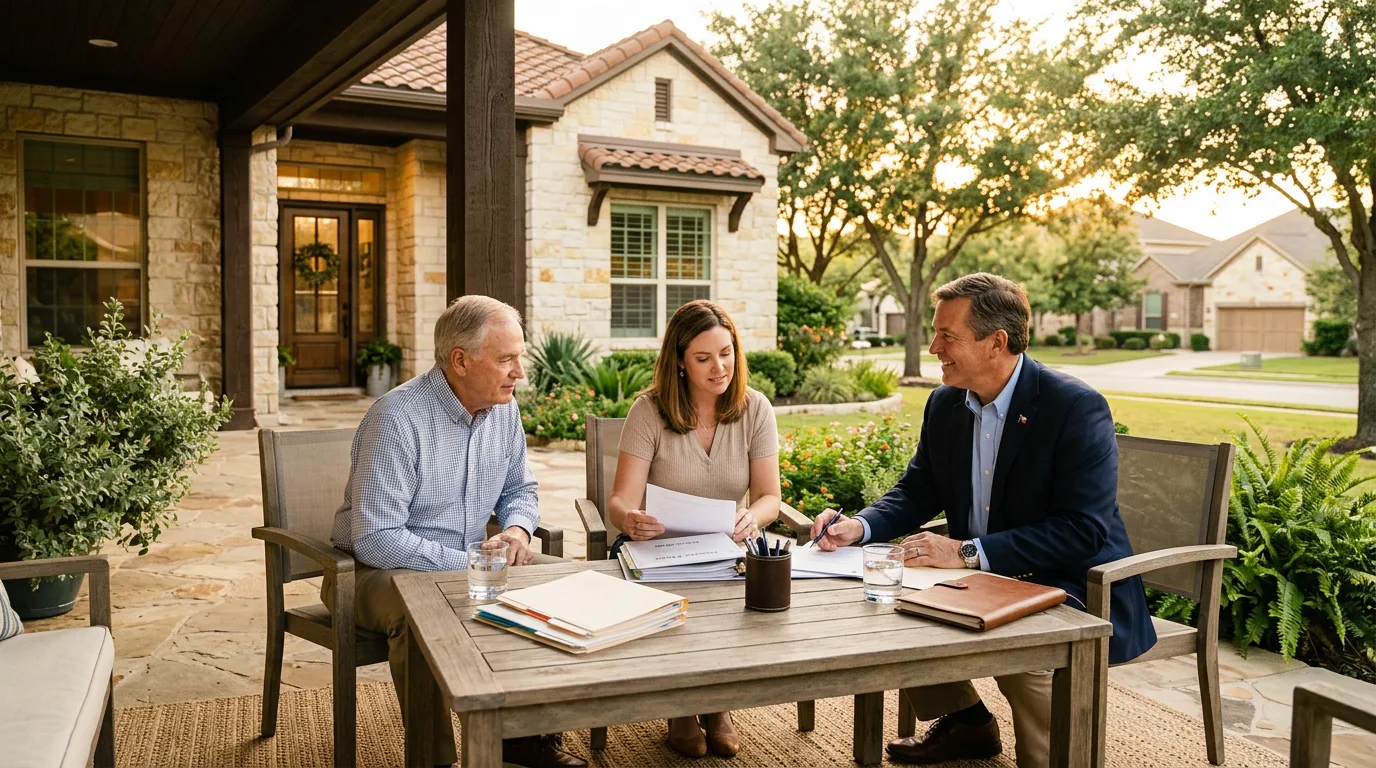 Calendar and legal documents representing Texas probate claim deadlines