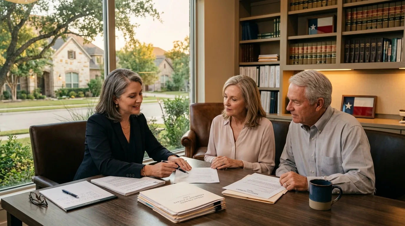 Texas deed document representing removing a deceased person's name from a property deed