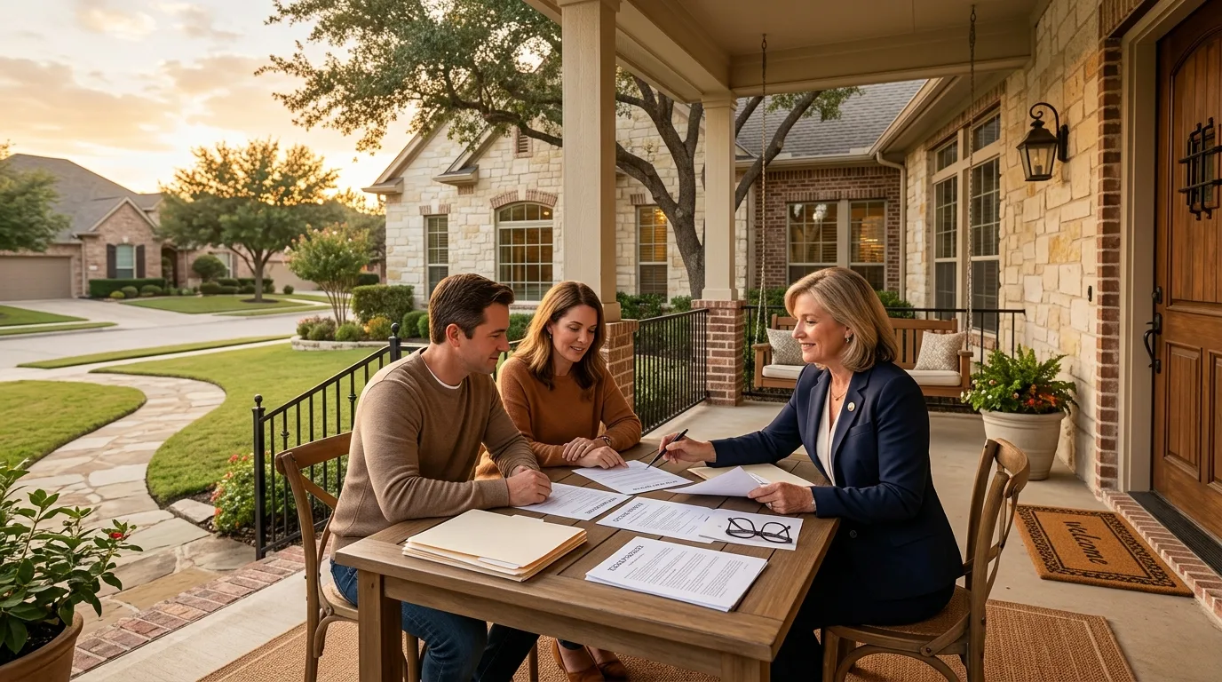Texas family home representing adult children selling a deceased parent's house